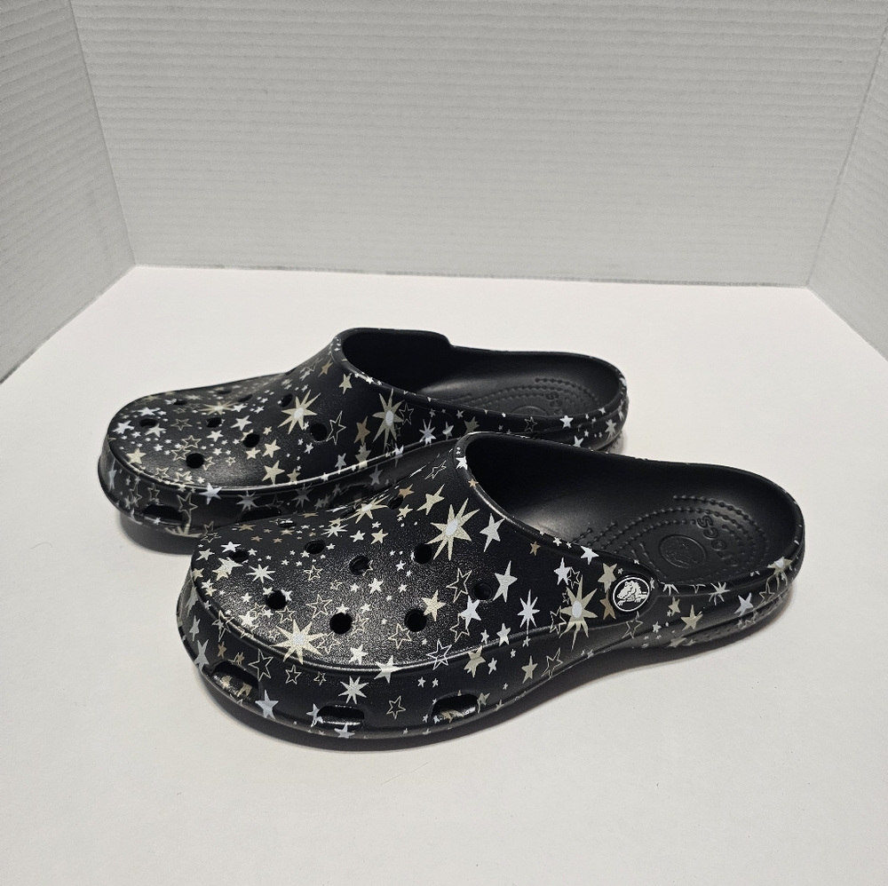 Crocs Women's Size 8M Black Comfort Shoes